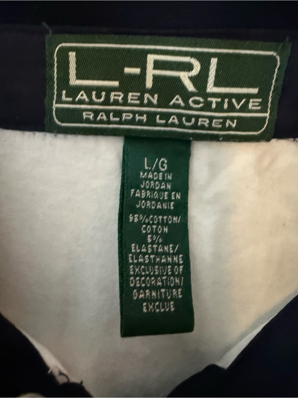 Lauren Ralph Lauren sleeveless golf polo top cotton - Size Large - Picture 6 of 6